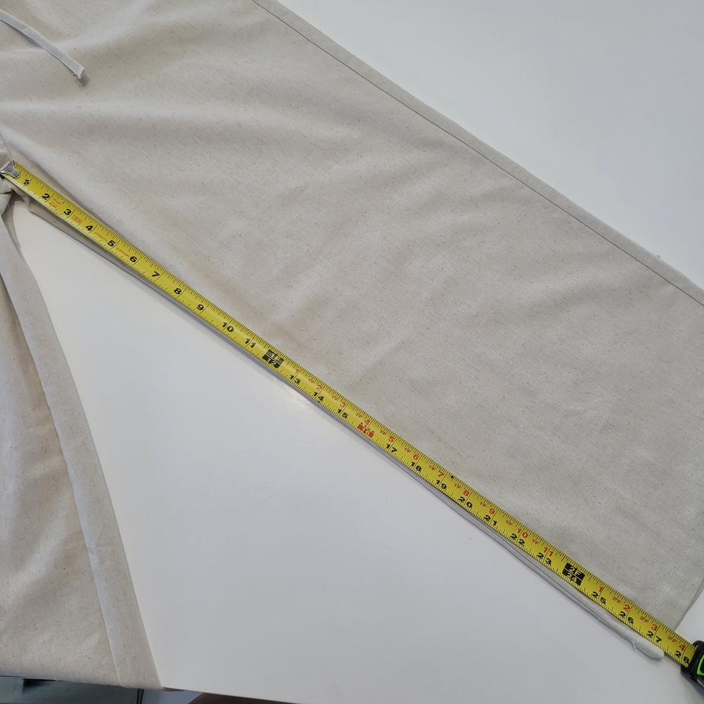 Commense Cream Wide Leg Linen-Blend Pants - Picture 12 of 12